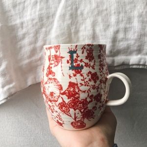 Letter “L” Anthropologie mug